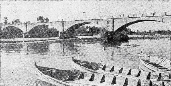 Il ponte in un'immagine del 1960