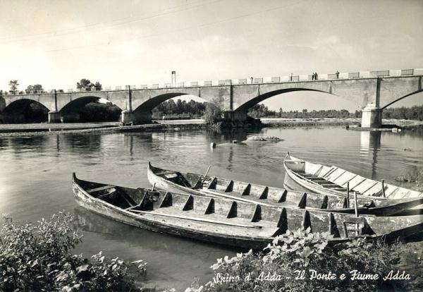 Il ponte sul fiume Adda, 1965