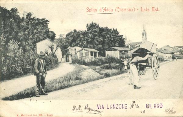 Scorcio di Spino in una cartolina di inizio XX secolo.