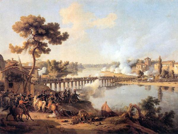 La battaglia di Lodi il 10 maggio 1796, dipinto di Louis Lejeune